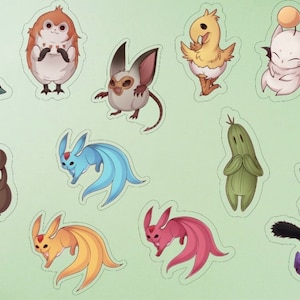 Ffxiv creature sticker sheet