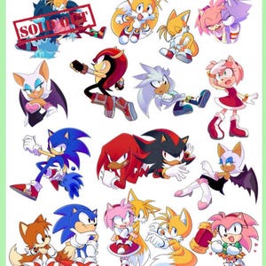 sonic stickers