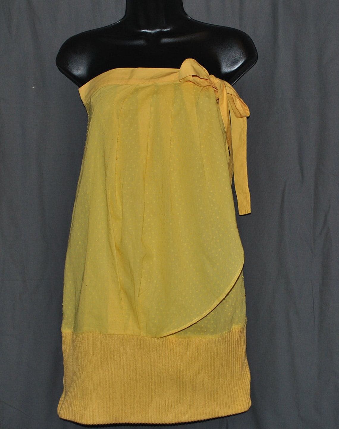 Eley Kishimoto 90 s UK Strapless Sundress Dotted Swiss Etsy