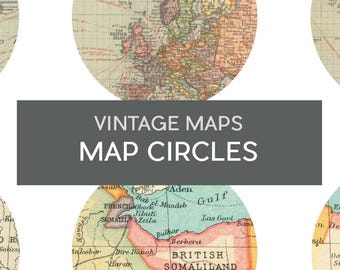 Circle Map Printable - Etsy