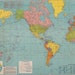 Digital World Map Printable. High Resolution World Map Poster. | Etsy