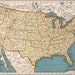 Old Map of United States of America Digital Print Instant Digital ...