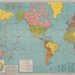 Digital World Map Printable. High Resolution World Map Poster. Antique ...