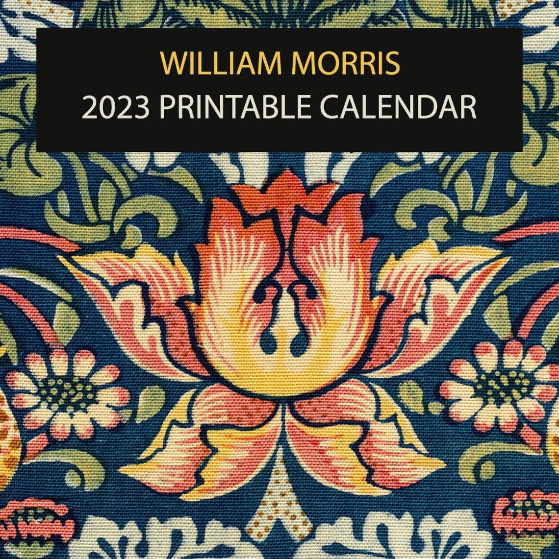 2023-william-morris-digital-calendar-william-morris-etsy