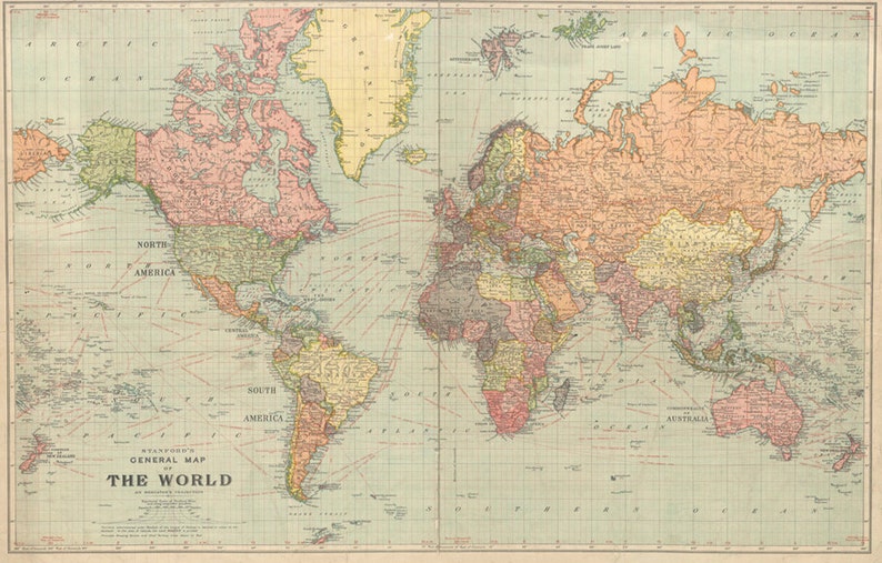 Worldwide map electronic print. Antique Global map printable. PRINTABLE map poster. graphic regarding Vintage Map Printable known as World-wide map electronic print. Antique Globe map printable. PRINTABLE map poster.