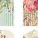Floral Printable Gift Tags. Shabby Chic Digital Tags Sheet ...