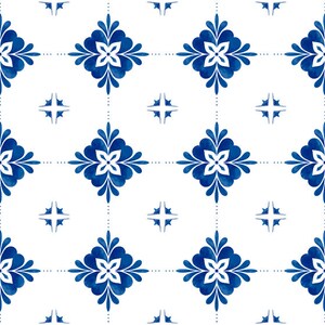 Antique Tiles Digital Paper. Tiles Patterns Set of 10. Printable ...