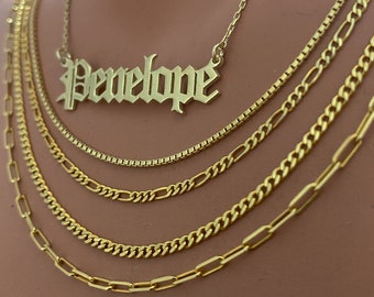 Personalized Sterling Silver Name Necklace: Script Font Gift