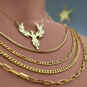 Phoenix Necklace, Silver Phoenix Bird Unique Jewelry, Firebird Necklace Christmas Gift, Silver Phoenix Necklace , Mothers Day Gift For Her