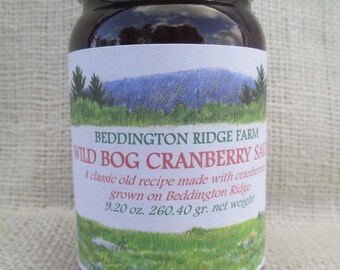 wild bog cranberry sauce/old fashioned wild bog cranberry sauce/homemade wild bog cranberry sauce/classic Maine wild bog cranberry sauce