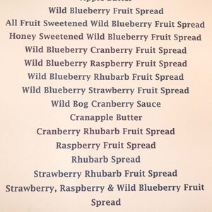 6 jar homemade fruit spread variety package/6 jar fruit spread variety pack/fruit spread assortment/low sugar preserves/6 fruit spreads box image 2