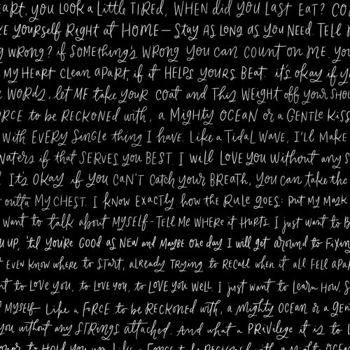 Sleeping at Last Lyrics two Handlettered Lyrics Etsy