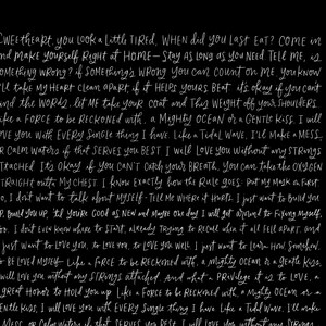 Sleeping At Last Lyrics &quot;Two&quot; - Handlettered Lyrics (Printable)