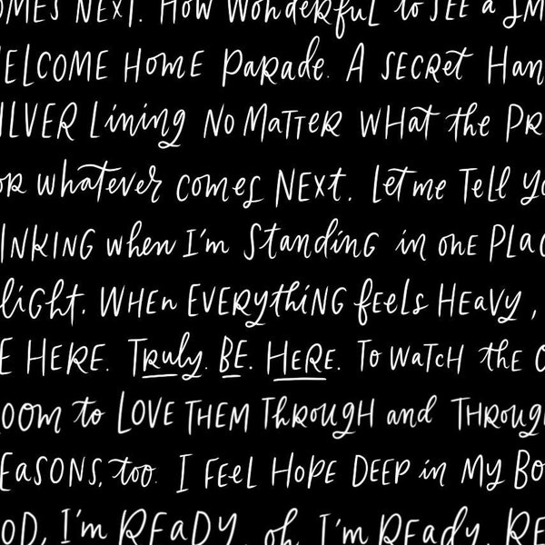 Sleeping At Last lyrics "Seven" - Handlettered Lyrics (Printable)