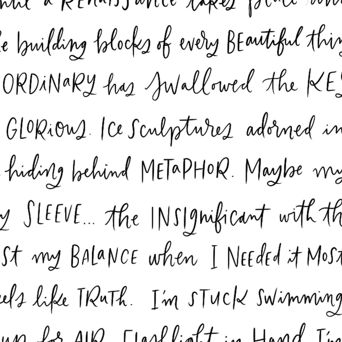 Sleeping at Last Lyrics four Handlettered Lyrics printable Etsy