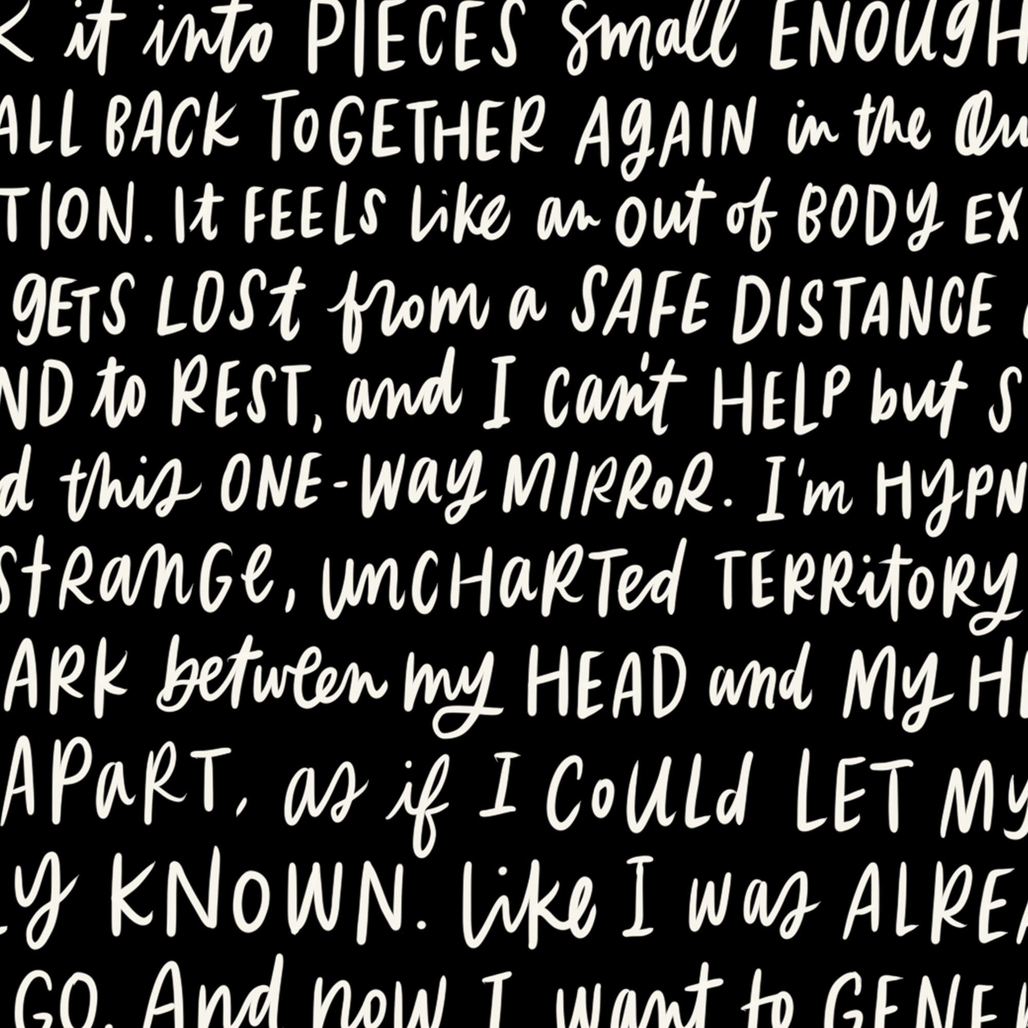 Sleeping at Last Lyrics five Handlettered Lyrics printable Etsy