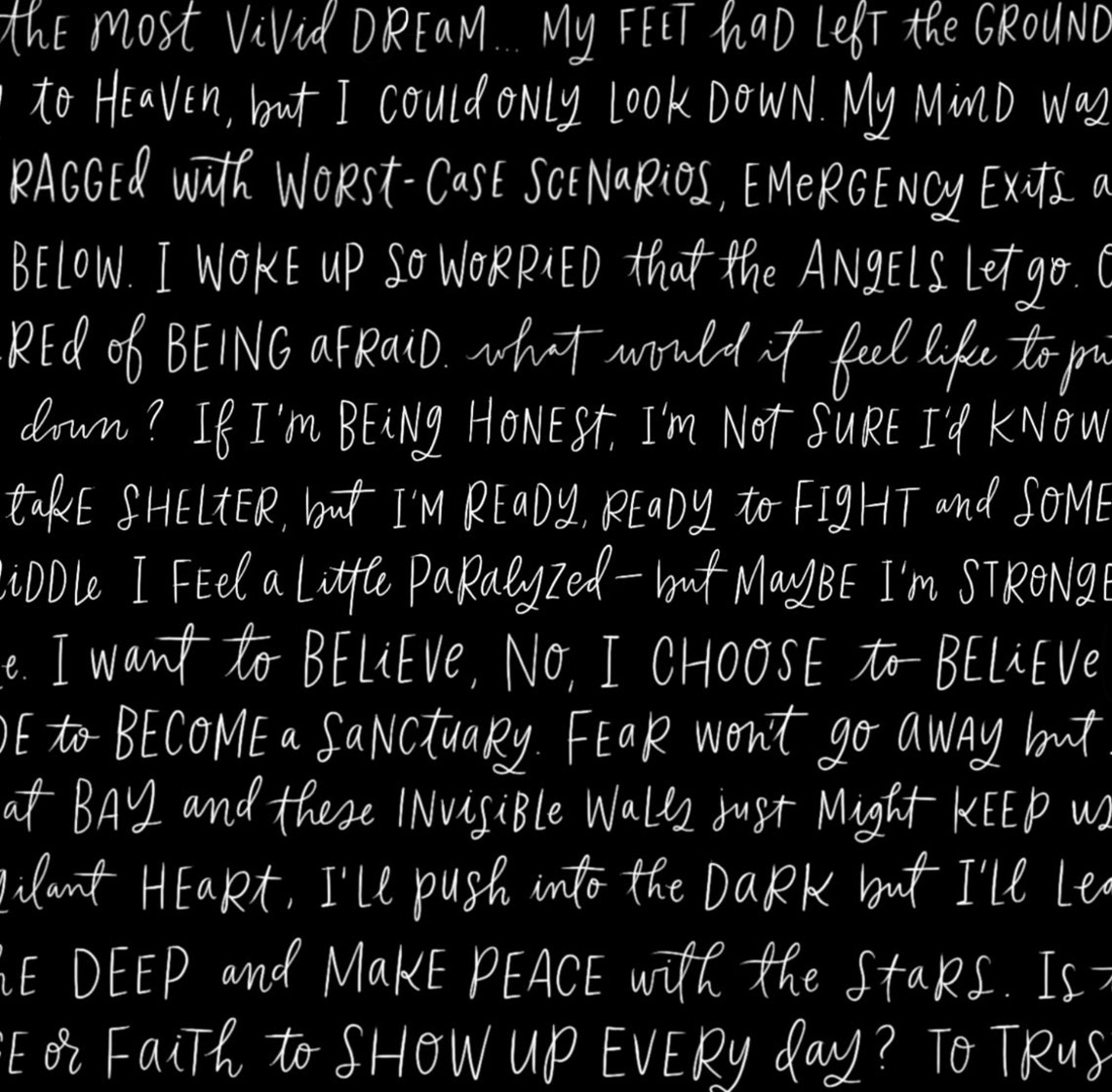 Sleeping at Last Lyrics six Handlettered Lyrics printable Etsy