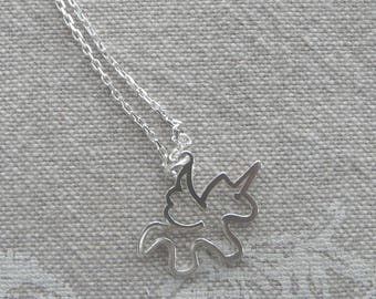 Silver choker "My little Unicorn"