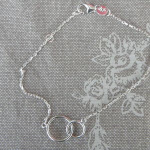 Bracelet en argent fin Duo pour Valentine ... image 1