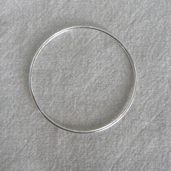 Bracelet argent jonc 66 mm