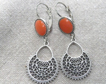 Boucles dormeuses "Moucharabieh"