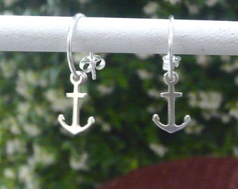 Silver Creoles "Anchor"