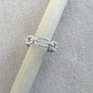 Silver ring &quot;Chain rings&quot;