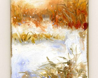 Winter Scene V Original Oil Painting