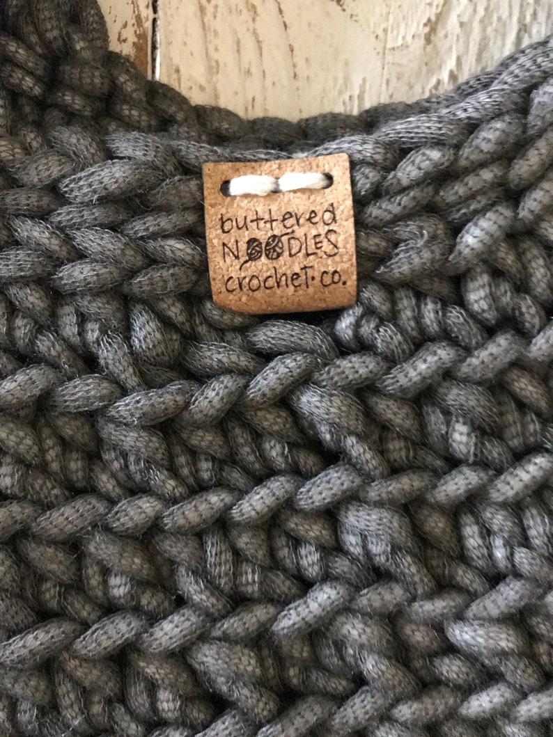 Crochet with Dark Gray Nylon Yarn Carry Everything You Need The Mill Valley Charcoal Gray Carrier Bag Jaguars Show School Spirit