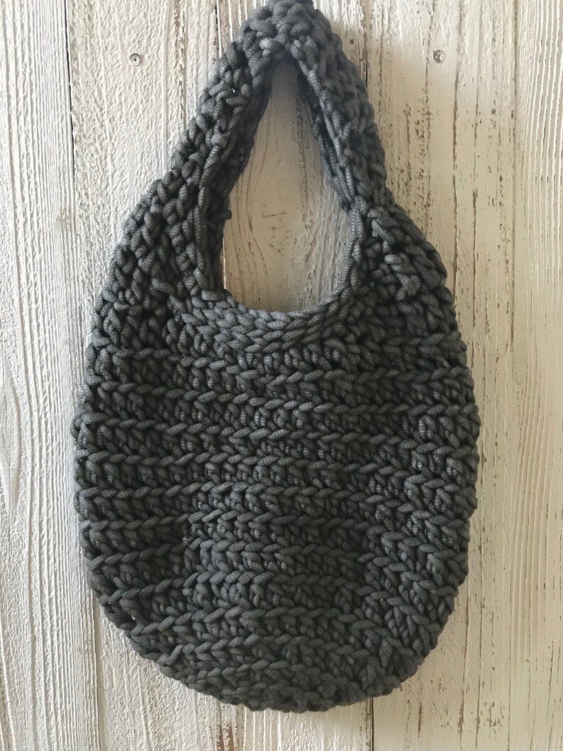 Crochet with Dark Gray Nylon Yarn Carry Everything You Need The Mill Valley Charcoal Gray Carrier Bag Jaguars Show School Spirit