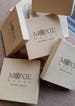Kraft  3.5 x 3.5 x 1' Custom Branded Lasercut Boxes { Jewelry boxes, custom packaging, displays, custom boxes, branded, personalized box } 