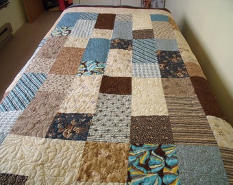 aqua brown twin