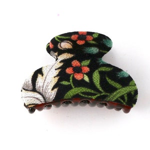 Kimono Clip, Vintage Kimono, Haar-Accessoire, Haarclip im französischen Stil, Chirimen-Stoff, japanischer Stoff, Kirschblüte, geblümt