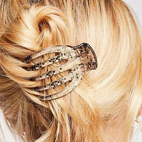 NEW COLORS French Yoga Hair Clip Hair Accessory Medusas Etsy