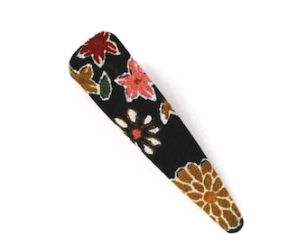 Spoonbill, Kimono Clips, Vintage Kimono, Japanese fabric, Hair accessory