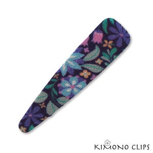 Spoonbill, Kimono Clips, Vintage Kimono, Japanese fabric, Hair accessory