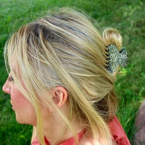 Französische Haarkralle, Mittelrunde Haarkralle, Französische Haarspange, Zellulose Haarkralle,