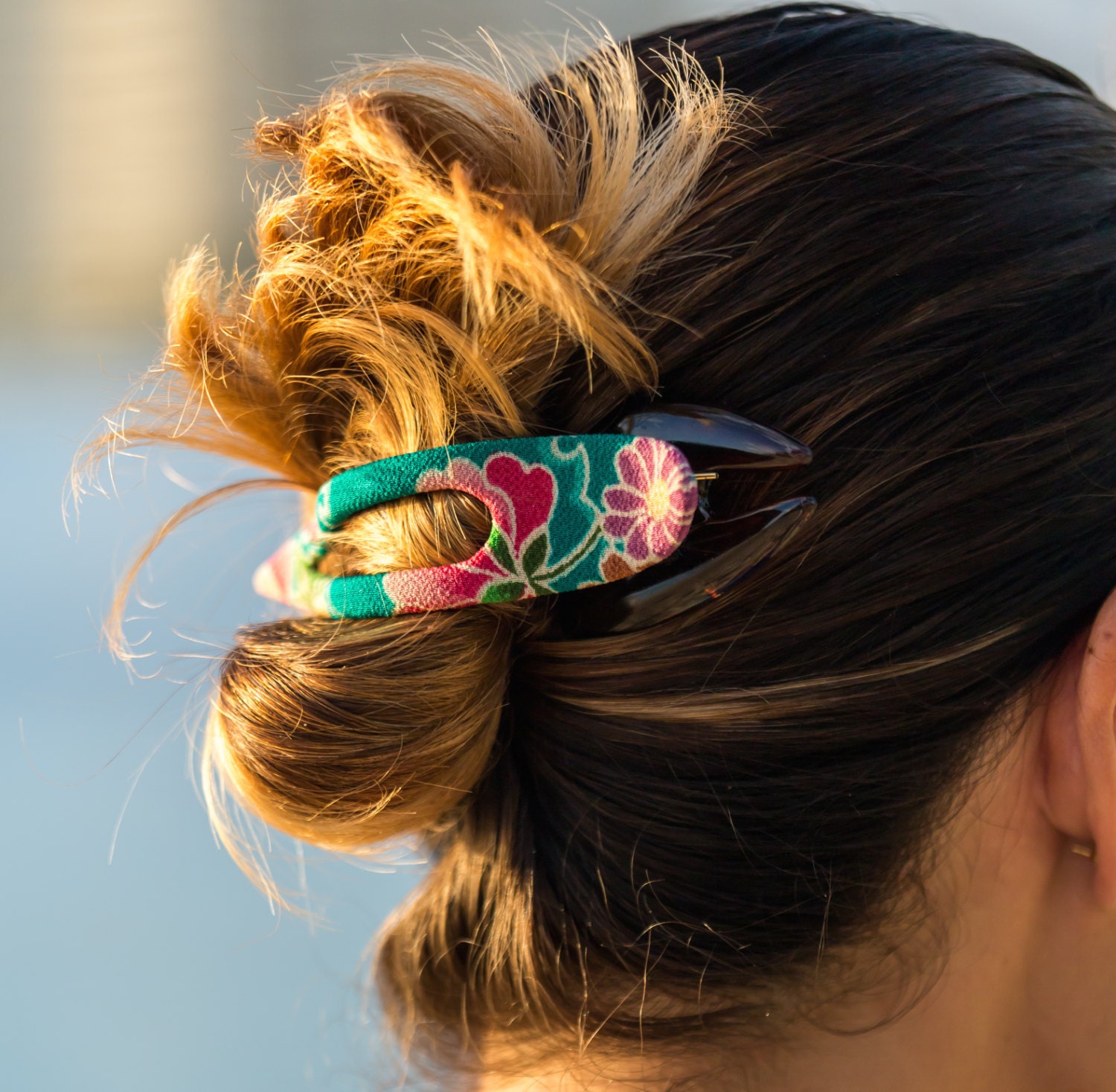 Arch largeKimono Clip Vintage Kimono hair accessory French Etsy