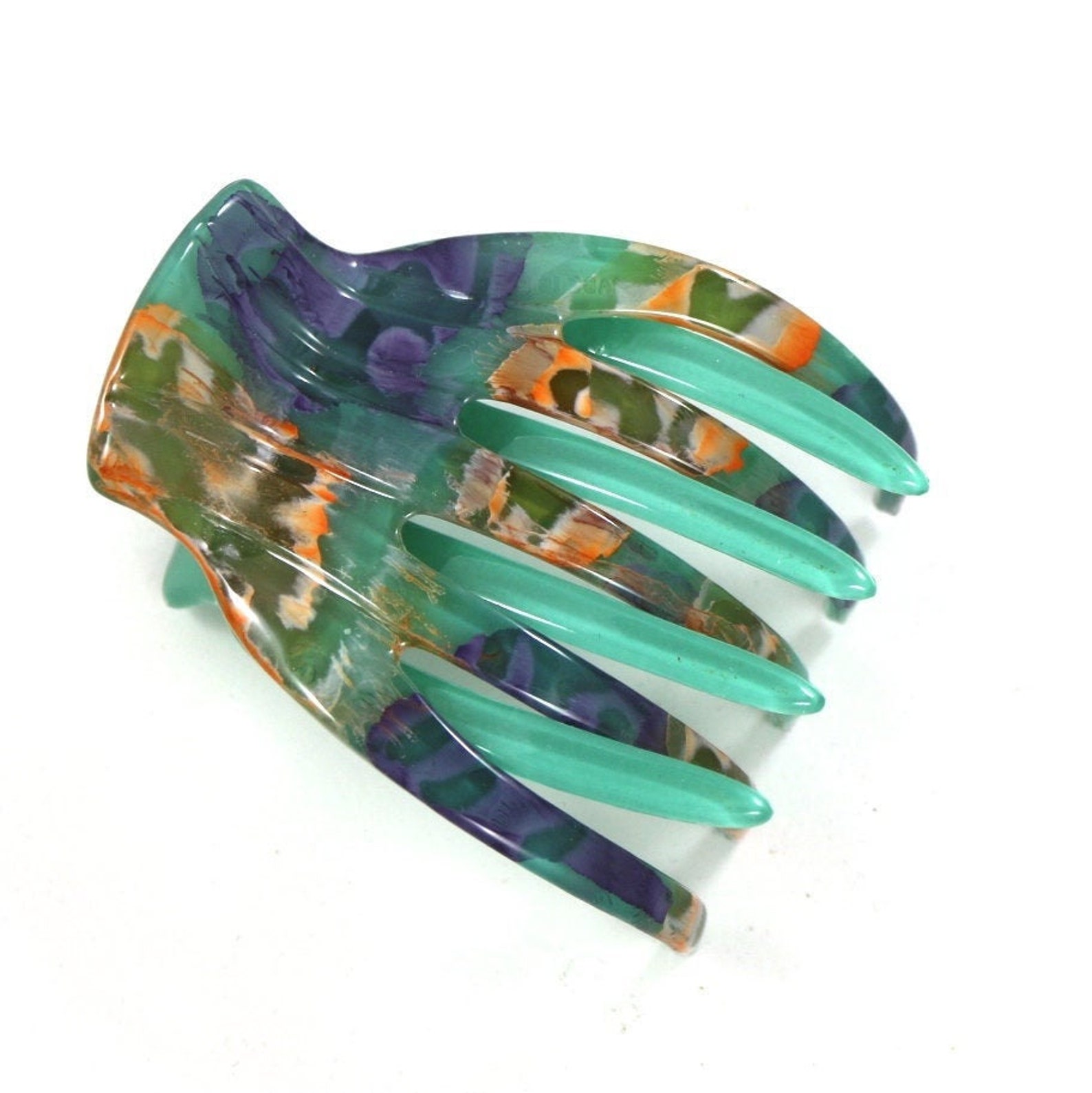 French Yoga Hair Clip Hair Accessory Medusas Heirlooms Etsy