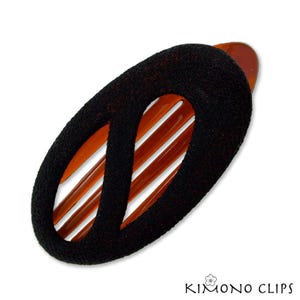 Oval Swirl, MORE COLORS, Kimono Clips, Vintage , Kimono, Japanese fabric, hair accessory