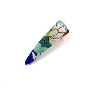 Spoonbill, Kimono Clips, Vintage Kimono, Japanese fabric, Hair accessory