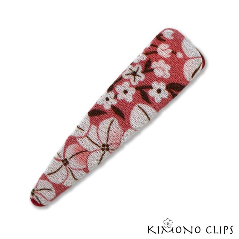 Spoonbill, Kimono Clips, Vintage Kimono, Japanese fabric, Hair accessory