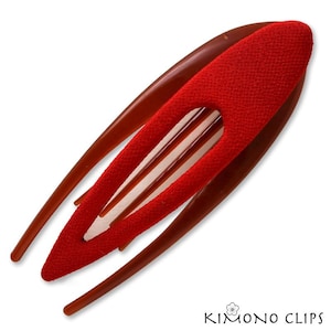 Bogen groß, Kimono Haarschmuck, Vintage Kimono, Haar Accessoire, French Style Haarclip, Chirimen Stoff, japanischer Stoff, Kirschblüte,