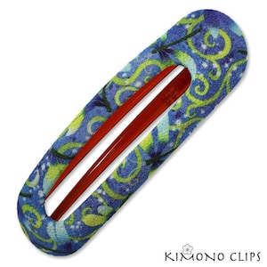 Kimono clip,  Annie Loto Studios, Hair accessory, kimono, hair clip Japanese Fabric
