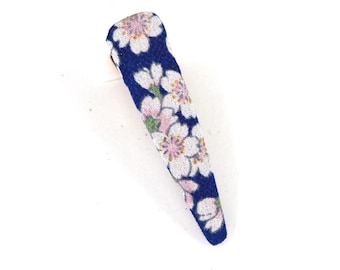Spoonbill, Kimono Clips, Vintage Kimono, Japanese fabric, Hair accessory