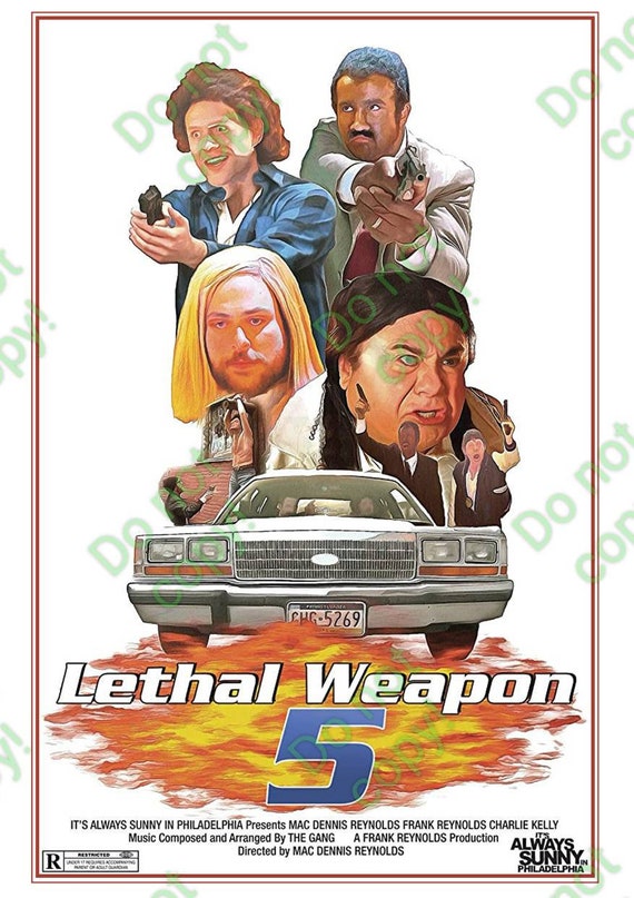 It's Always Sunny in Philadelphia Posters Inc. Lethal Weapon A3 Size - Etsy  UK