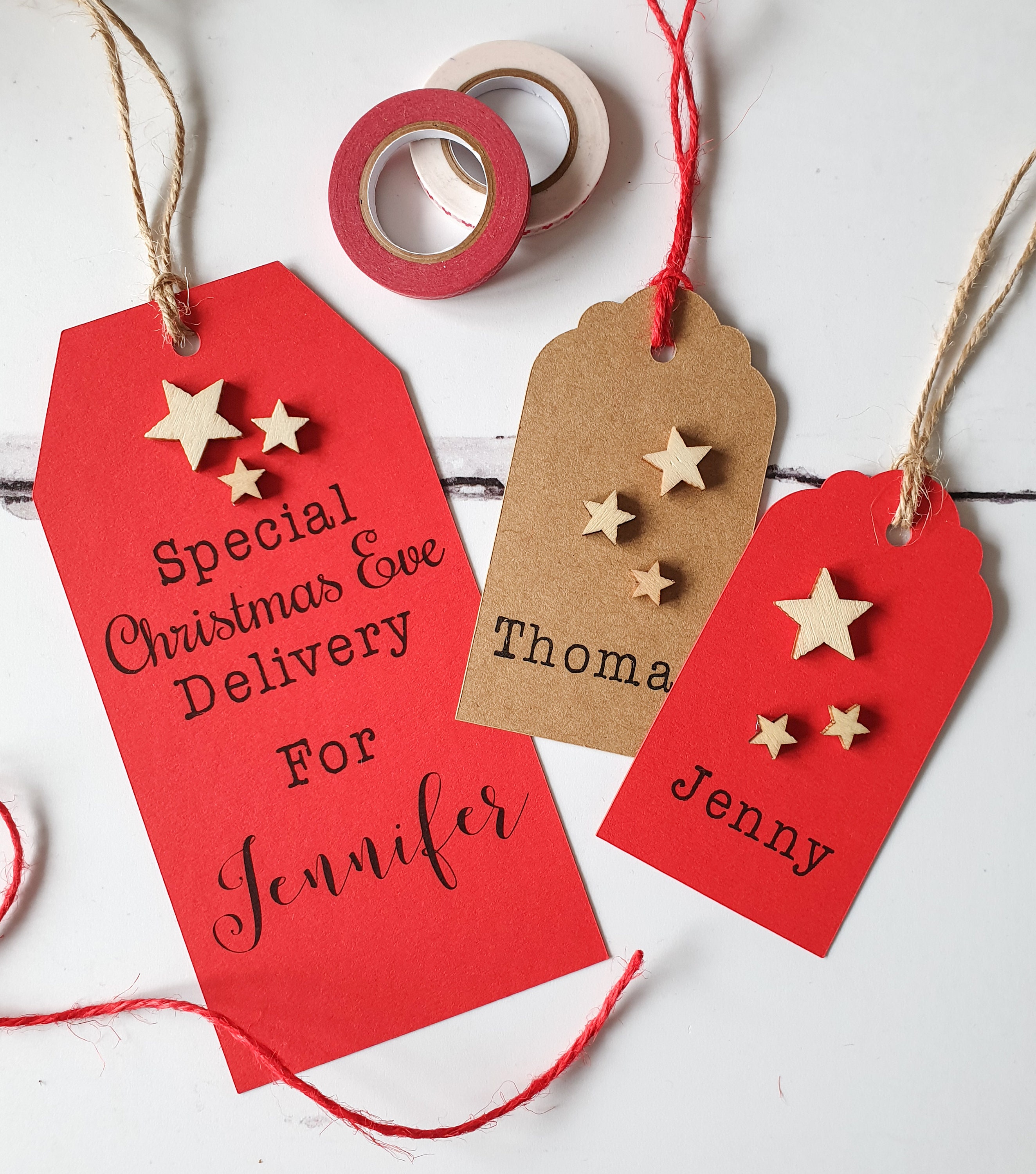 10 Christmas Gift Tags Pack of Custom Gift Tags in Etsy UK