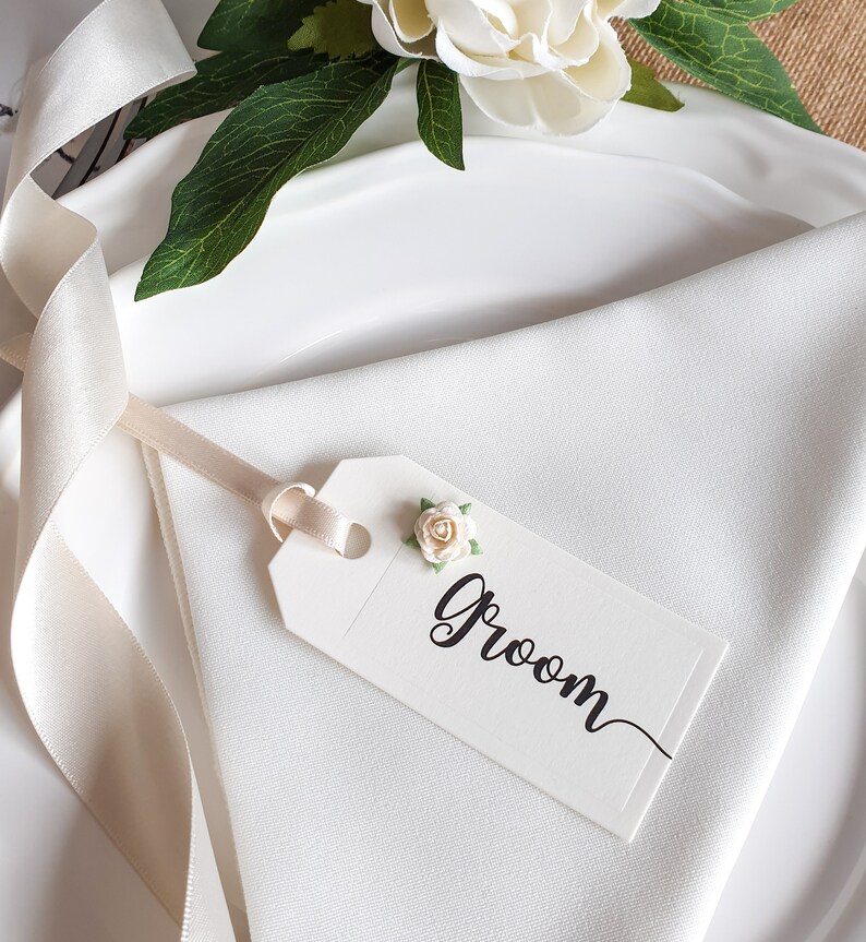 Wedding Place Card Tags in Cream Blush Pink Lilac and Blue. Etsy UK