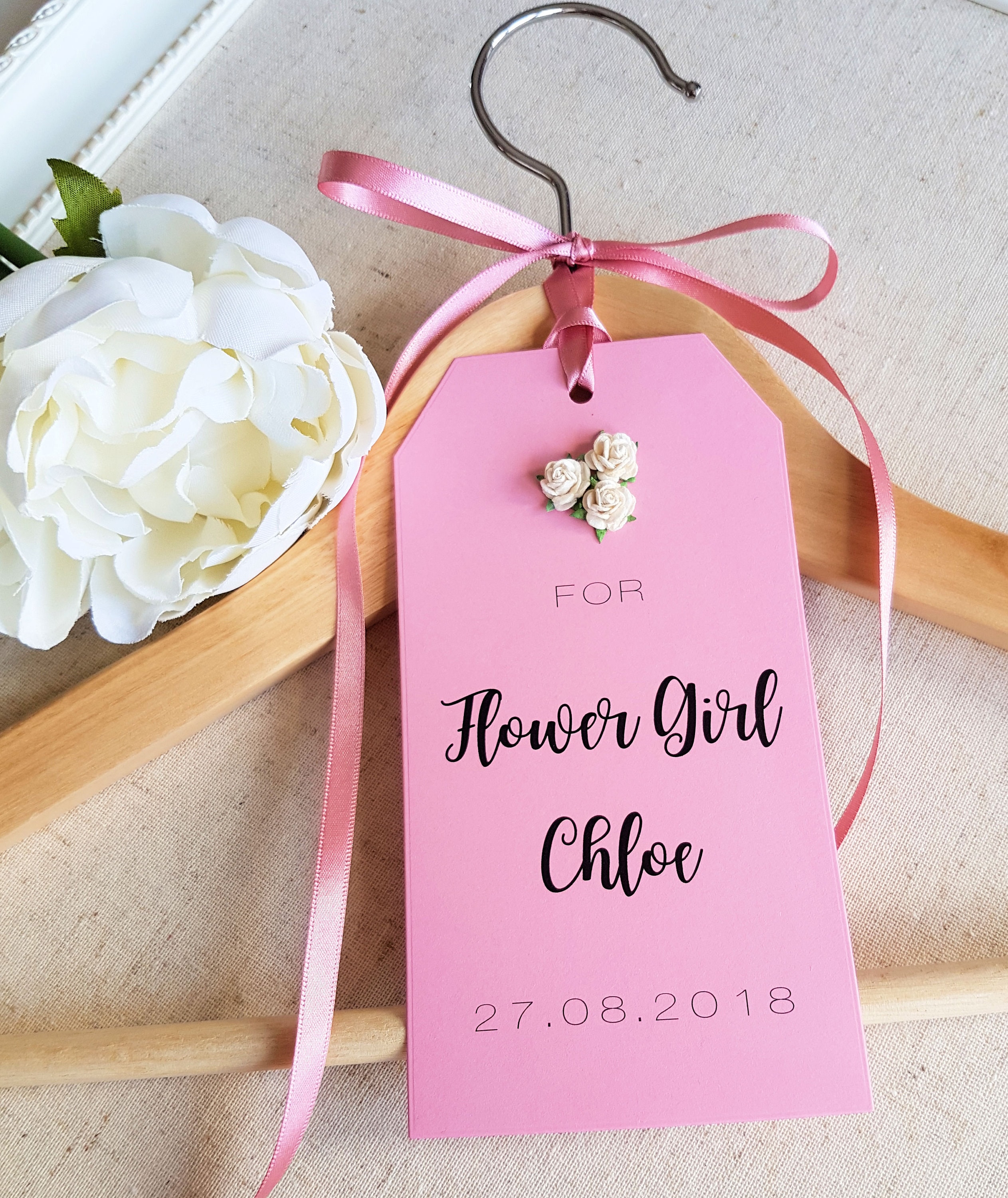 Wedding Hanger Tags for Bride Hanger or Bridesmaid Hangers. Etsy UK