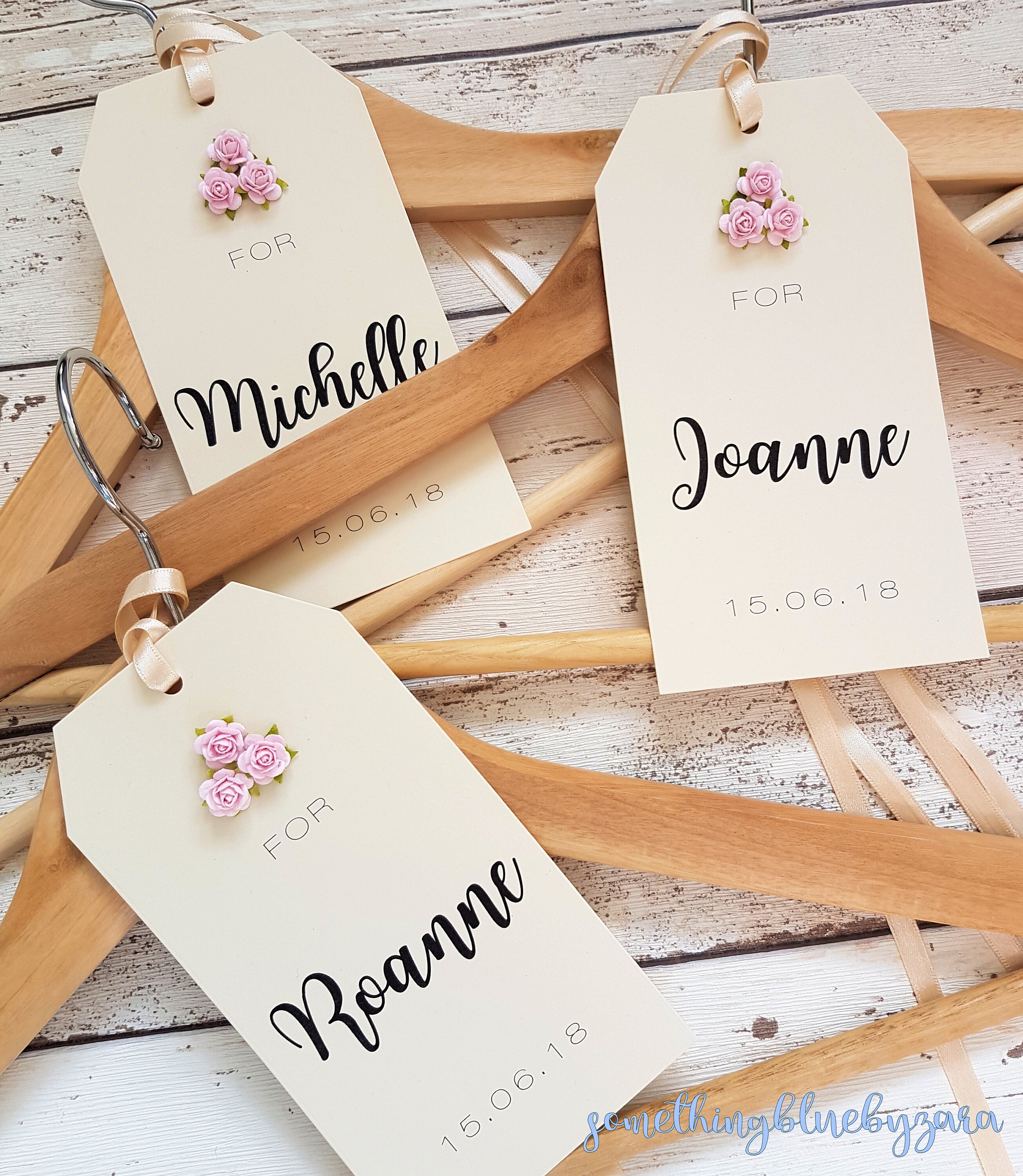 Wedding Hanger Tags for Bride Hanger or Bridesmaid Hangers. Etsy UK